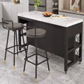 Marble Top Kitchen Island Kitchen Trolley Cart Cabinet Island With Storage Movable